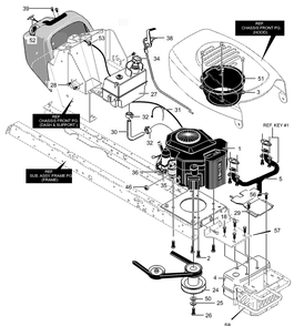 Part Location Diagram of 094307E701 Murray BRACKET, MUFFLER